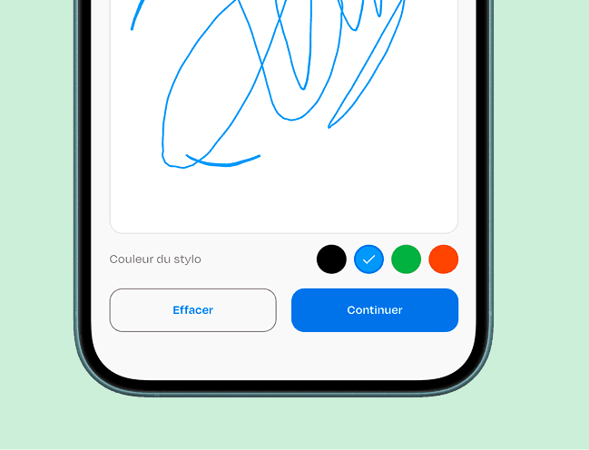 Signature et réception